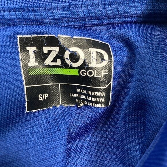 IZOD,Blue Men’s Golf Shirt,Sz Small, Short Sleeves - Picture 8 of 13
